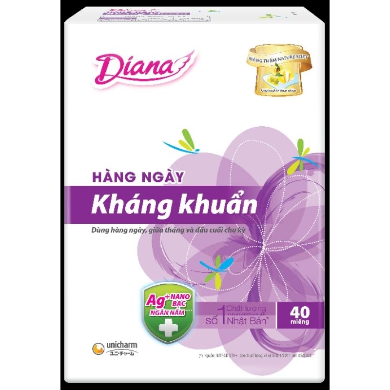 1 gói Diana sensi hàng ngày 40 miếng