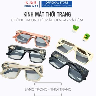SALE 30% - Kính Mát Nữ Đổi Màu Khi Nắng Đi Ngày Đêm Thời Trang Hàn Quốc,Chống Tia UV400 - T17