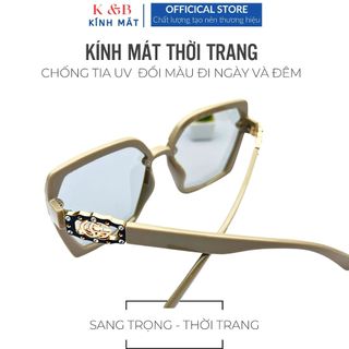 SALE 30% - Kính Mát Nữ Đổi Màu Khi Nắng Đi Ngày Đêm Thời Trang Hàn Quốc,Chống Tia UV400 - T17