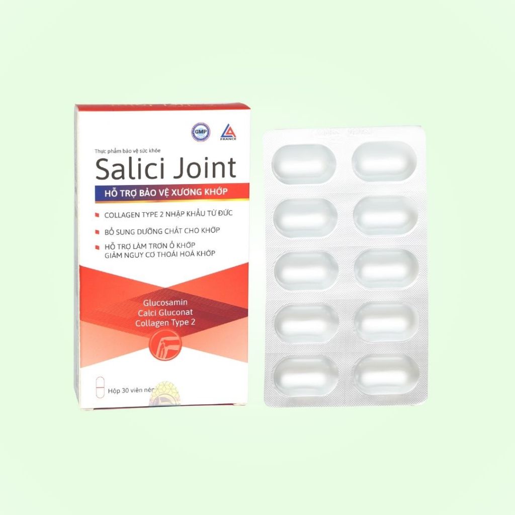 Ảnh Viên uống bổ khớp Salici Joint giảm đau mỏi khớp và các triệu chứng thoái hóa khớp (hộp 30 viên) 2