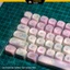 Keycap moa Dreamy Cat Afternoon Tea nhựa pbt dày 1.5mm họa tiết dyesub không mờ dùng cho bàn phím cơ