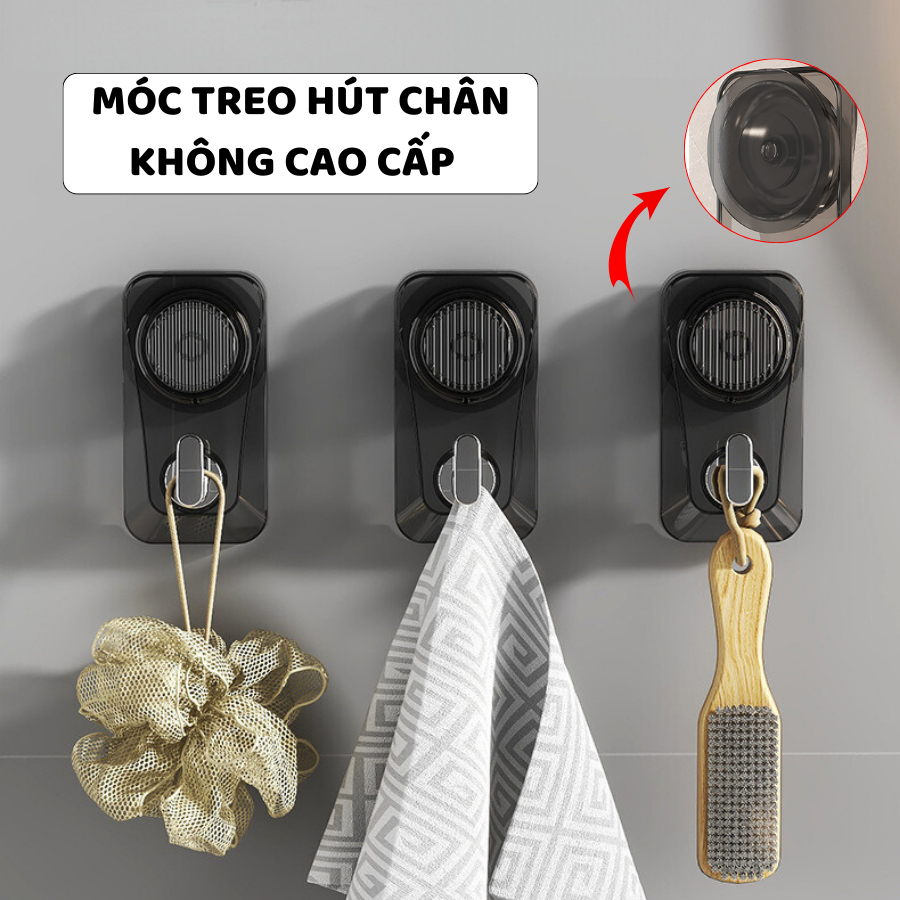 Móc Treo Đồ Hút Chân Không ENODA HOME, Móc Treo Đa Năng Chịu Lực Tốt, Phù Hợp Nhiều Bề Mặt MT001