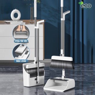 Bộ chổi quét nhà kèm hót rác 3 trong 1 đa năng ECO ,1 chổi quét 1 hót rác 1 chà sàn thiết kế nhỏ gọn