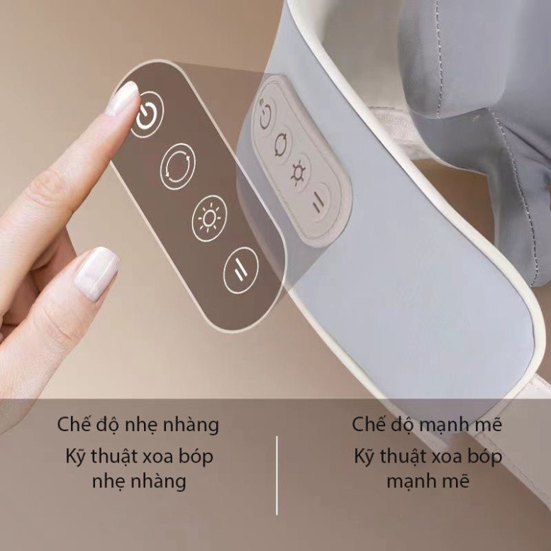 Máy Massage Cổ Vai Gáy Osaka Giảm Đau Mỏi Cải Thiện Sức Khỏe Cho Văn Phòng Người Cao Tuổi SP48
