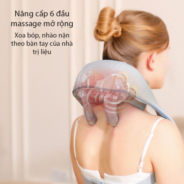 Máy Massage Cổ Vai Gáy Osaka Giảm Đau Mỏi Cải Thiện Sức Khỏe Cho Văn Phòng Người Cao Tuổi SP48