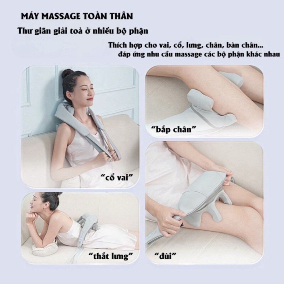 Máy Massage Cổ Vai Gáy Osaka Giảm Đau Mỏi Cải Thiện Sức Khỏe Cho Văn Phòng Người Cao Tuổi SP48