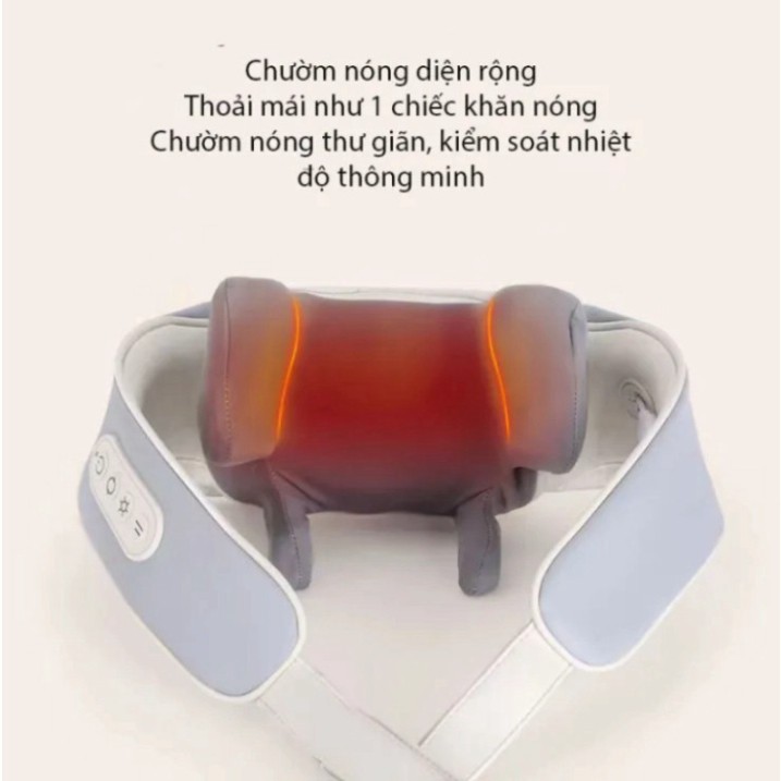 Máy Massage Cổ Vai Gáy Osaka Giảm Đau Mỏi Cải Thiện Sức Khỏe Cho Văn Phòng Người Cao Tuổi SP48