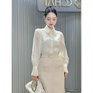 Chân Váy 𝐂𝐂𝐇𝐀𝐓 Dáng Dài A Kiểu Chất Liệu Tuytsi Cao Cấp Sang Trọng 14CDS2040AT