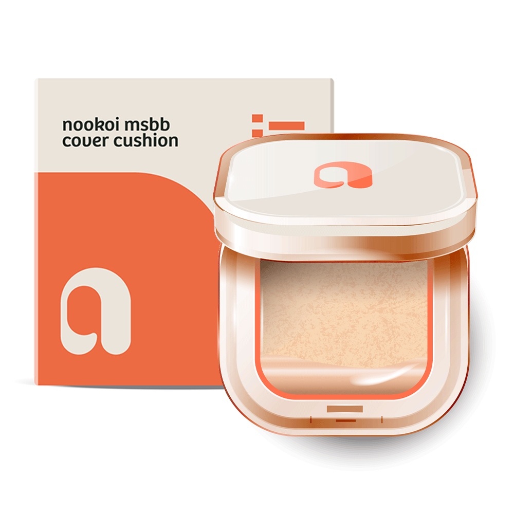 Phấn Nước Che Khuyết Điểm Nookoi Msbb Cover Cushion #W23 Sand 12G
