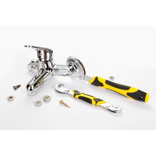 Bộ 2 mỏ lết đa năng vặn được tất cả bu lông, ống nước từ 9-32mm bằng thép hợp kim cao cấp, chống gỉ