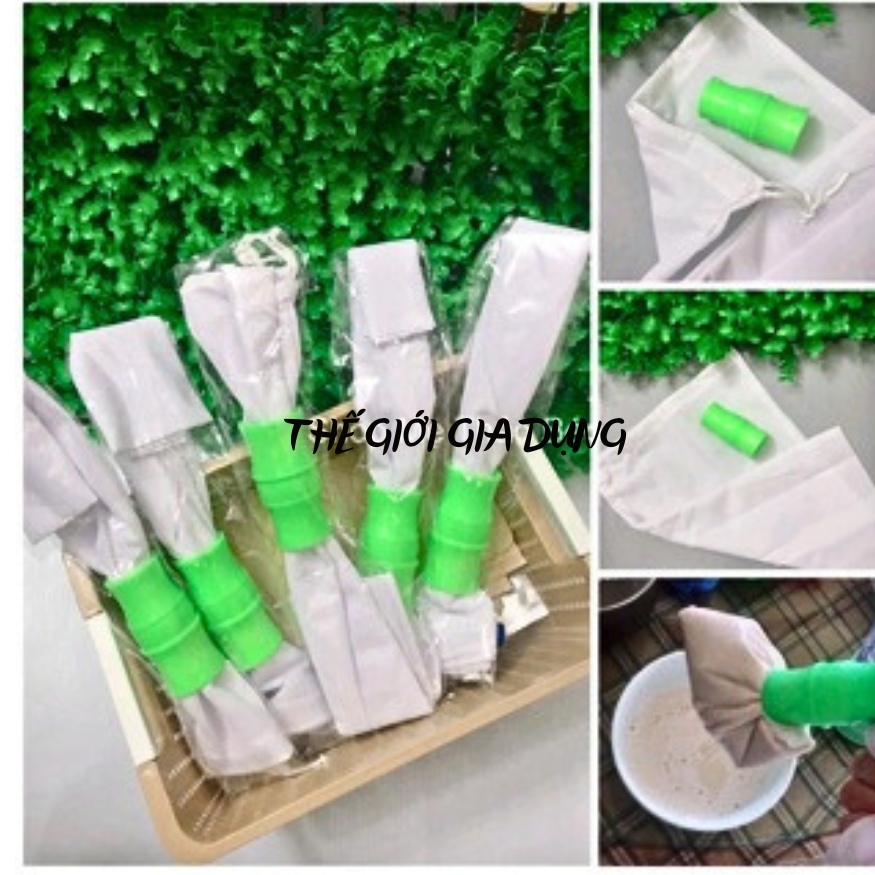 Túi lọc đa năng- túi lọc dừa- túi lọc rau má | Shopee Việt Nam