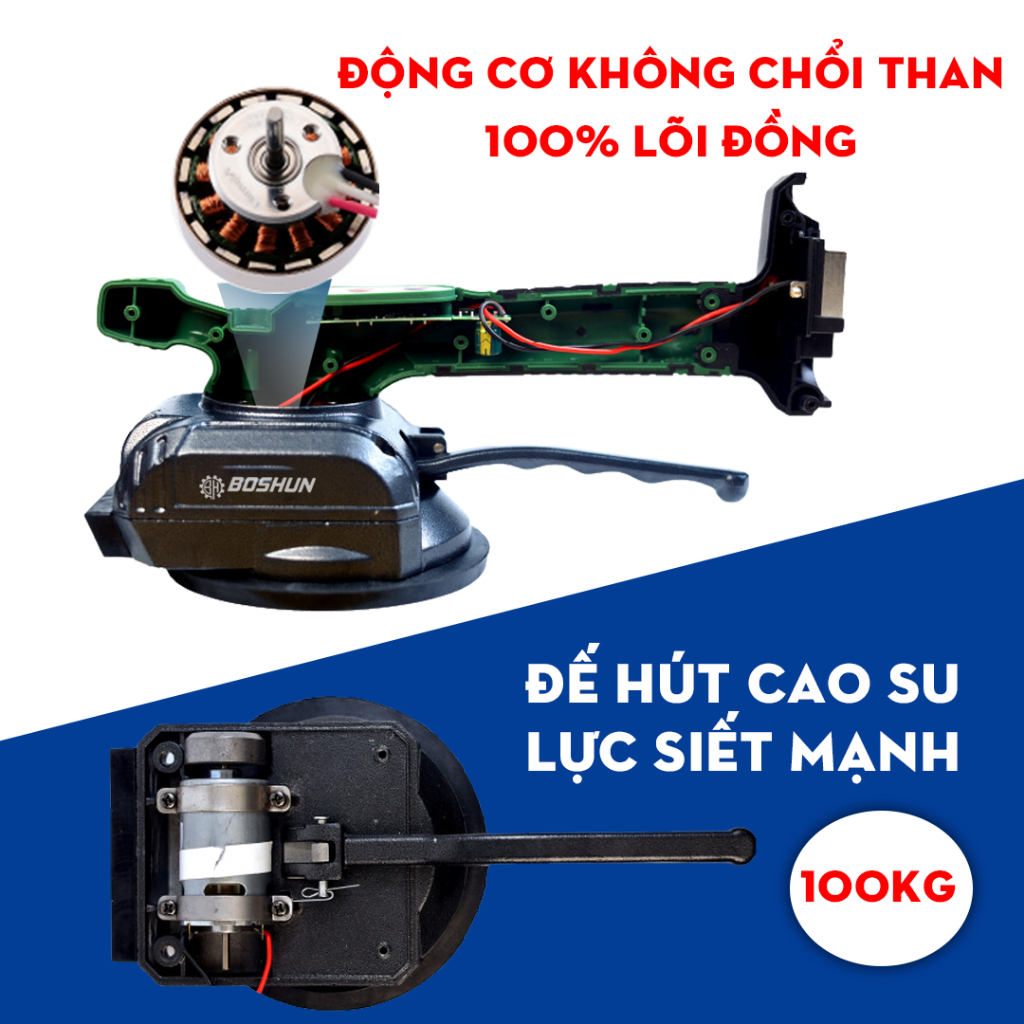 [CHÍNH HÃNG] Máy Ốp Lát Gạch Sàn Boshun BS-RG63 Siêu Khỏe - Máy Lát Gạch Men - Ốp Gạch Tiện Dụng