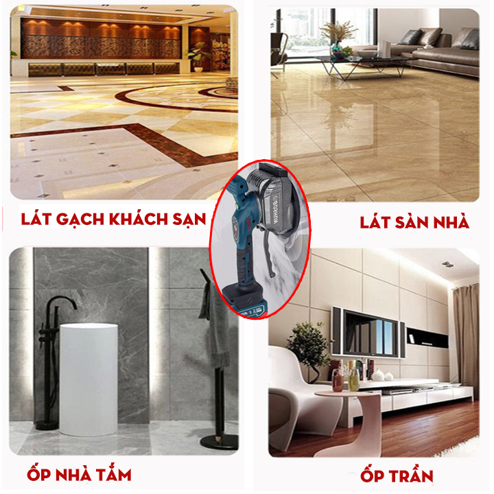 [CHÍNH HÃNG] Máy Ốp Lát Gạch Sàn Boshun BS-RG63 Siêu Khỏe - Máy Lát Gạch Men - Ốp Gạch Tiện Dụng