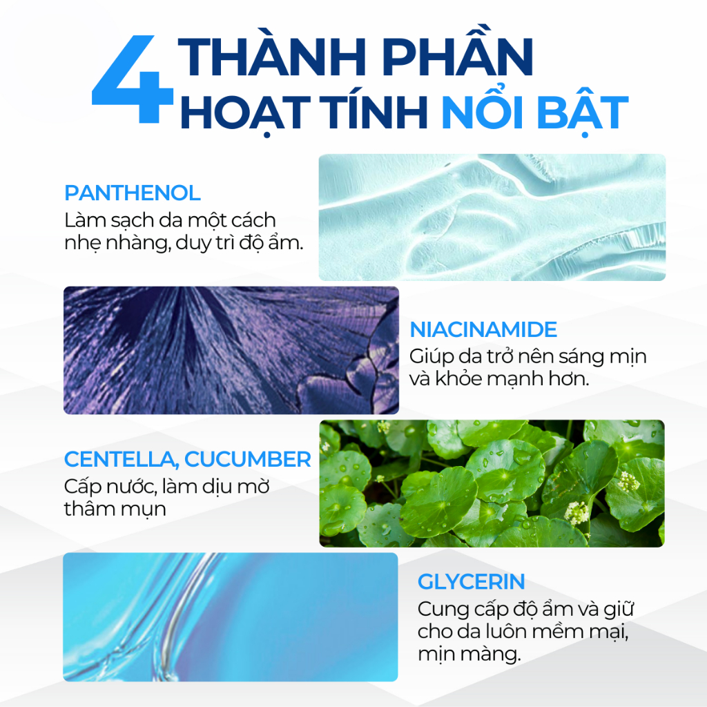 Ảnh Nước Tẩy Trang Compliment 3in1 400ml Micellar Water Làm Sạch, Giữ Ẩm Và Dưỡng Mềm Da 4