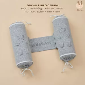 GỐI CHẶN RUỘT CAO SU NON 2 TRONG 1( VỪA GỐI CHẶN - VỪA GỐI ÔM)