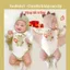 Set Bodysuit Rồng Ngắn Tay, Rồng Hồng, Rồng Xanh TẶNG KÈM MŨ VÀ TẤT cover IKII Hàn Quốc bé trai, bé gái