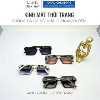 Kính mát nam nữ mắt vuông chống UV400 nhựa cao cấp thời trang thích hợp đi chơi - SV16 - SALE 20%