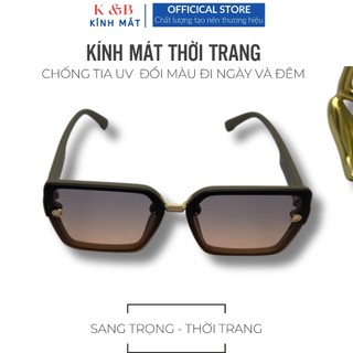Kính mát nam nữ mắt vuông chống UV400 nhựa cao cấp thời trang thích hợp đi chơi - SV16 - SALE 20%