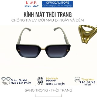Kính mát nam nữ mắt vuông chống UV400 nhựa cao cấp thời trang thích hợp đi chơi - SV16 - SALE 20%