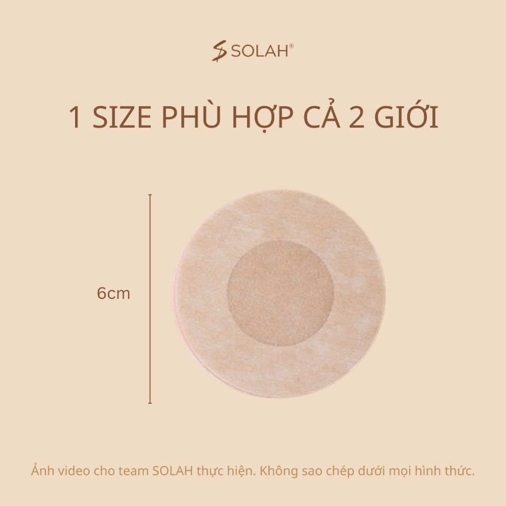Miếng Dán Ngực Giấy Che Núm Thâm SOLAH Dùng 1 Lần Cho Nam Nữ Có Đệm Núm Gel Dính Chắc Chắn NP03