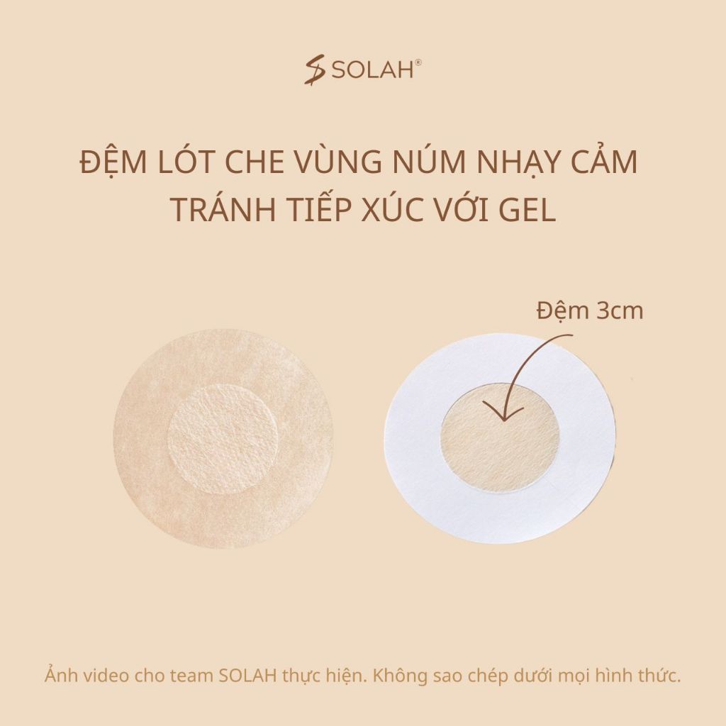 Miếng Dán Ngực Giấy Che Núm Thâm SOLAH Dùng 1 Lần Cho Nam Nữ Có Đệm Núm Gel Dính Chắc Chắn NP03