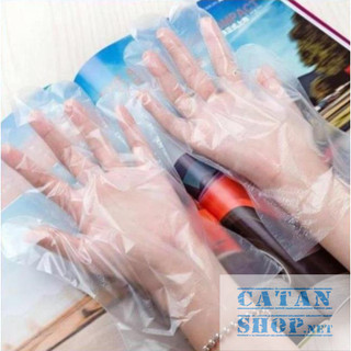 Set 100 Găng Tay Nilon Dùng 1 Lần Tiện Dụng Bảo Vệ Đôi Tay, Bộ 100 Găng Nilon 1 Lần Dùng Siêu Dai