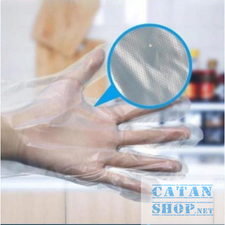 Set 100 Găng Tay Nilon Dùng 1 Lần Tiện Dụng Bảo Vệ Đôi Tay, Bộ 100 Găng Nilon 1 Lần Dùng Siêu Dai