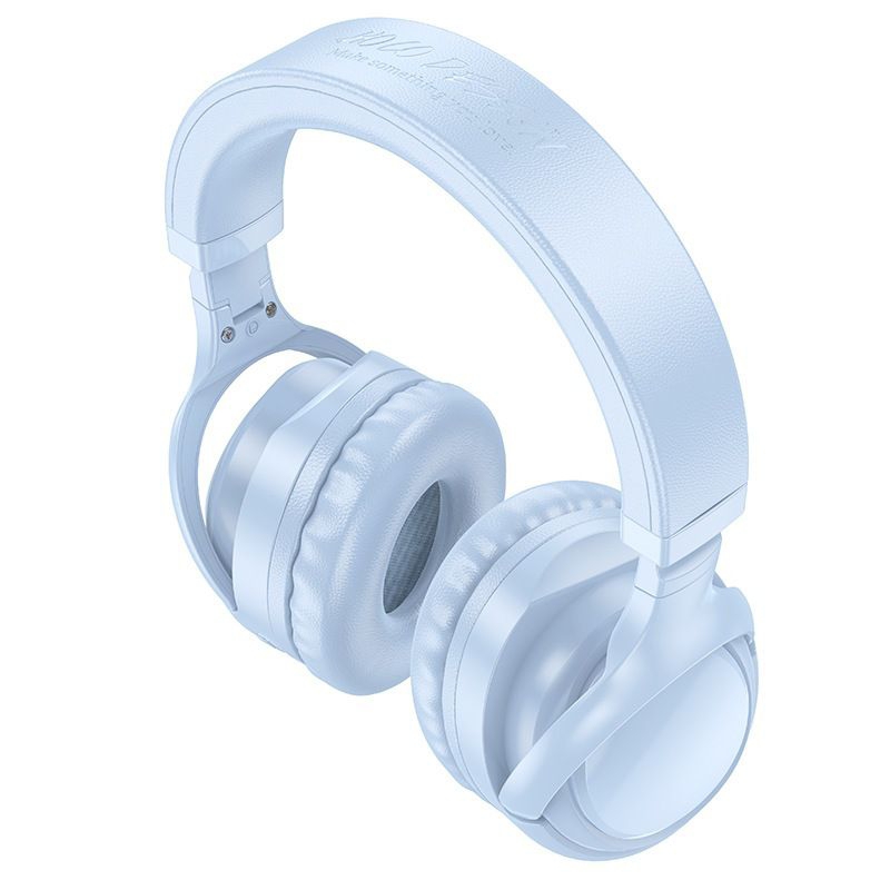 Tai nghe chụp tai Hoco W48 có bluetooth V5.3, hỗ trợ cắm thẻ nhớ TF, cổng AUX 3.5, đèn LED