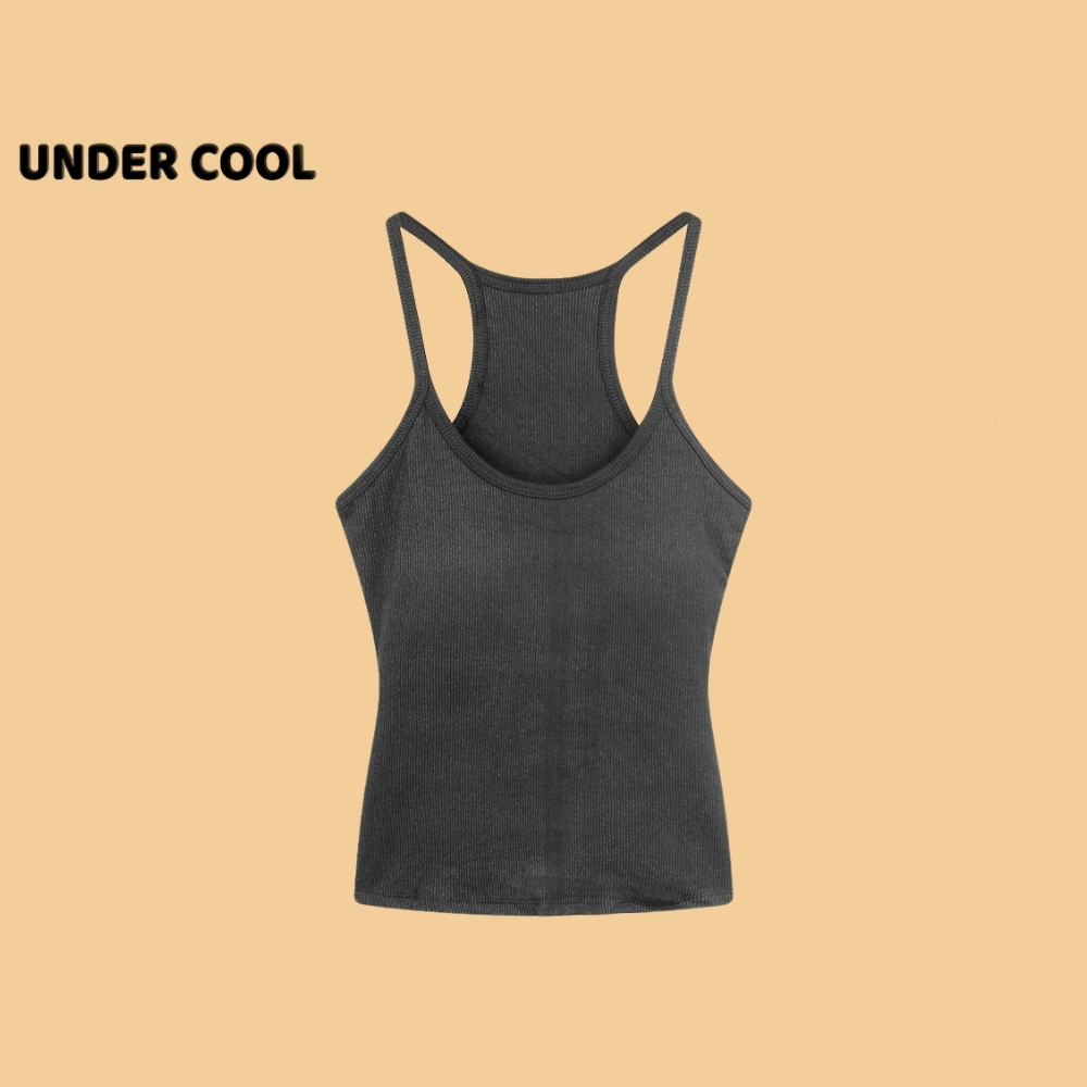 Áo 2 Dây Ba Lỗ Thun Tăm UNDERCOOL Tanktop Dây Nhỏ Thể Thao, erobic, pilates, yoga, pickleball, Trẻ Trung Nhiều Màu A2D05
