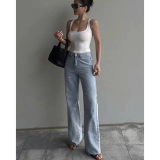 TANKTOP CỔ VUÔNG M180 (Sẵn size S:Trắng, Nâu)