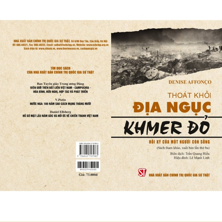 Sách - Thoát khỏi địa ngục Khmer đỏ Hồi ký của một người còn sống