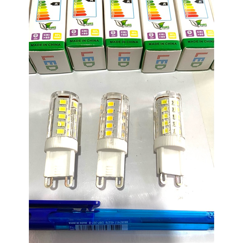 BÓNG LED G9-5W: 220V( ĐUÔI TÔM)-Mini-MÀU TRẮNG VÀ VÀNG Ấm | Shopee Việt Nam