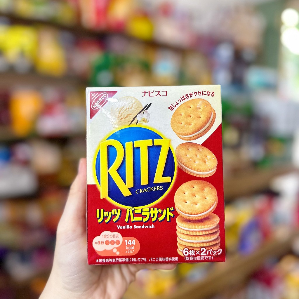 Bánh Quy Ritz Crackers Nhân Socola / Ritz Nhân Vani/ Nhân Phô Mai - Hộp ...
