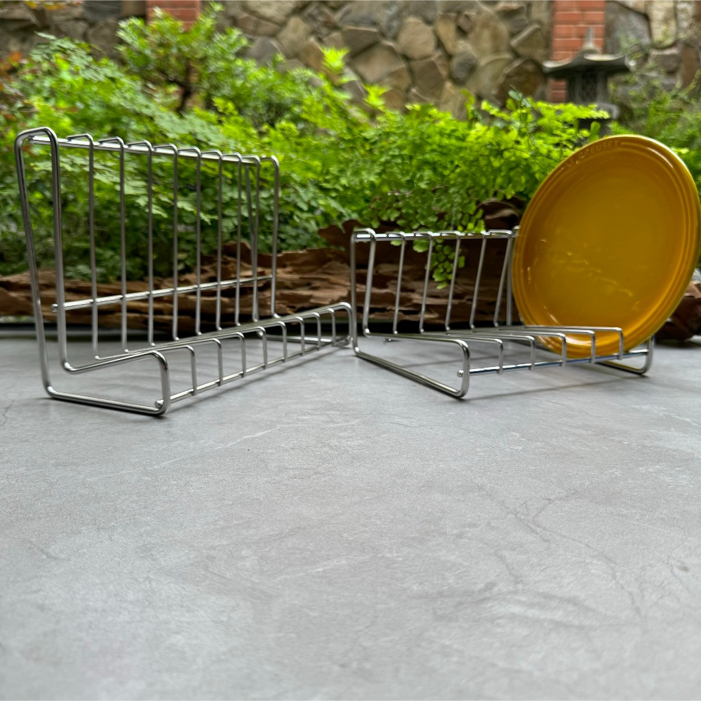 Giá Úp Đĩa CHOCKMEN Inox Cao Cấp Kệ Ráo Nước Kệ Úp Giá Phơi Đỡ Nắp Nồi Ngăn Tủ Nhà Bếp