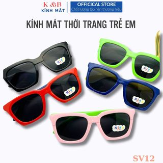 SALE 25% - Kính Râm Đi Nắng Cho Bé Nam Nữ  Chống Bụi, Chống Tia Uv400, Thời Trang Hàn Quốc - SV12
