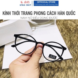 SALE 20% - Kính Giả Cận Nam Nữ Gọng Tròn Mắt Mèo Cute Phong Cách Hàn Quốc Đẹp  Hot Trend 2024 - SV13