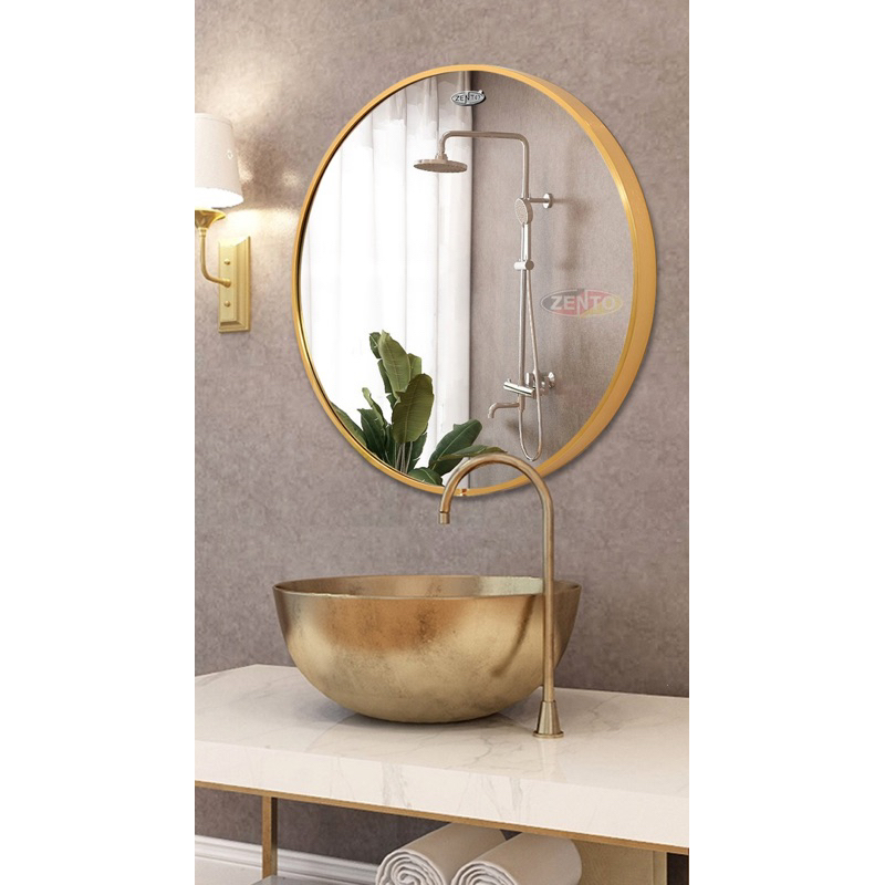 Gương nhà tắm khung hợp kim nhôm cao cấp [Hàng Đẹp - Giá Xưởng ] , Gương treo tường kiểu dáng hiện đại