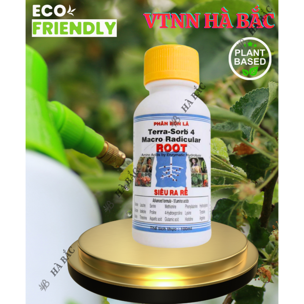 Phân Bón Lá Siêu Kích Rễ Terra Sorb 4, tăng khả năng chống hạn, ngập úng, phèn mặn - (chai 100ml/235ml)