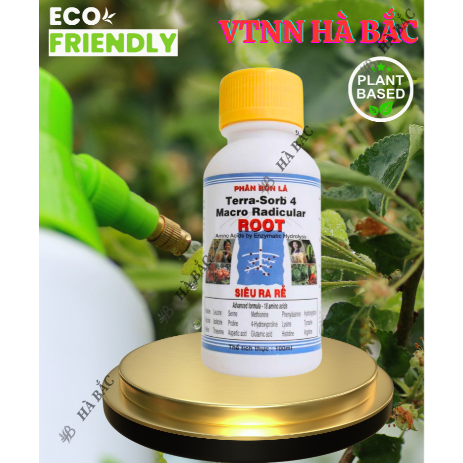 Phân Bón Lá Siêu Kích Rễ Terra Sorb 4, tăng khả năng chống hạn, ngập úng, phèn mặn - (chai 100ml/235ml)