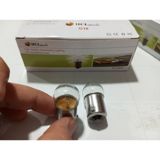 Combo 5 Hộp 10 bóng đèn Halogen G18 HCL 12V/24V 10W. Bóng 1 tim lùn 10w 12v 24v.