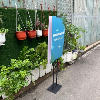 Standee treo tấm poster, giá để tranh chữ H, kệ để tranh chân đứng, Giá để tranh, giá treo tranh chân đứng bằng sắt