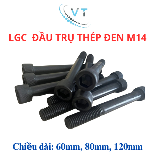 Bulong lục giác chìm đầu trụ thép 14li  M14x60, M14x80, M14x120 (túi 1 con)
