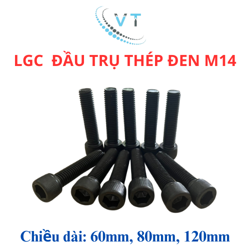 Bulong lục giác chìm đầu trụ thép 14li  M14x60, M14x80, M14x120 (túi 1 con)