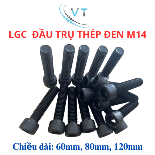 Bulong lục giác chìm đầu trụ thép 14li  M14x60, M14x80, M14x120 (túi 1 con)
