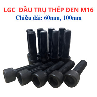 Bu Lông Lục Giác Chìm Đầu Lục Giác Màu Đen Cấp 12.9 M16x60, M16x100. Bulong lục giác 16li