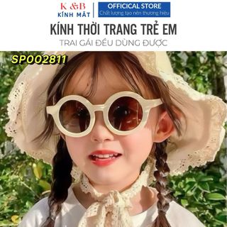 SALE 40% - Kính Chống Nắng Gọng Tròn Dành Cho Bé Trai Bé Gái Thời Trang Hàng Quốc Dễ Thương.