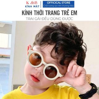 SALE 40% - Kính Chống Nắng Gọng Tròn Dành Cho Bé Trai Bé Gái Thời Trang Hàng Quốc Dễ Thương.