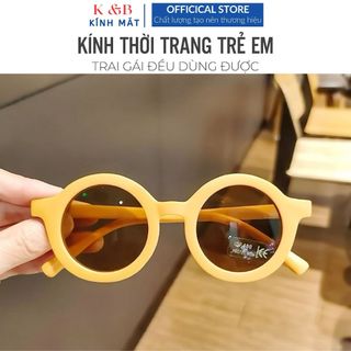 SALE 40% - Kính Chống Nắng Gọng Tròn Dành Cho Bé Trai Bé Gái Thời Trang Hàng Quốc Dễ Thương.