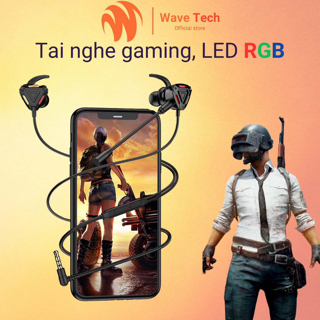 Tai nghe gaming GM3, GM4, tai nghe chơi game có mic rời không độ trễ ...