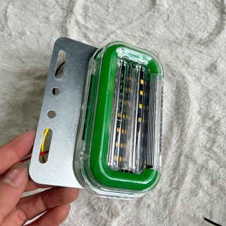 Đôi đèn sườn nháy, đèn sườn, đèn hông xe tải chữ C điện 12v và 24v. (Giá 1 đôi)